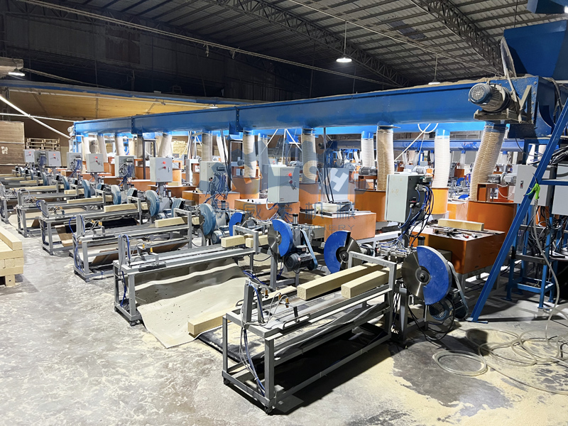 Fully Automatic Wood Sawdust Pallet Block Line