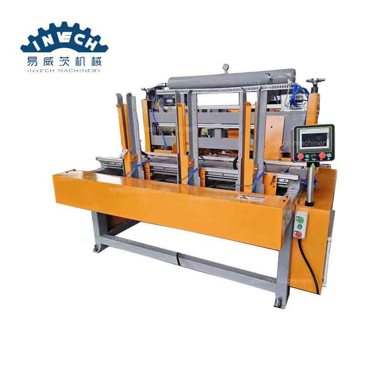 wood pallet leg nailing machine